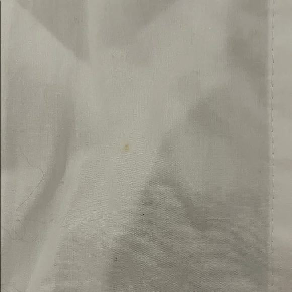 J. Crew White Button-Front Blouse with Black Floral Pin - Picture 4 of 4